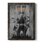 Haunted House - Barnwood Framed Canvas Print