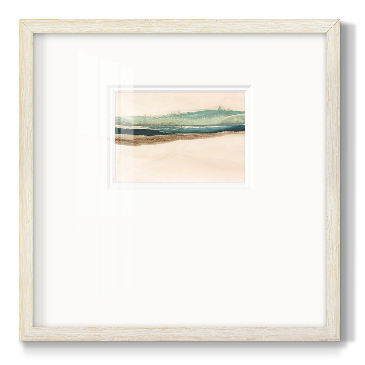 Layered Horizon II - Double Matboard Framed Print