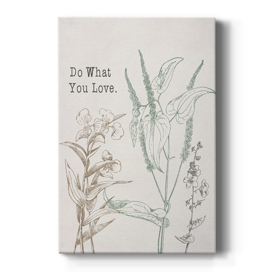 Do What You Love - Canvas Art Print