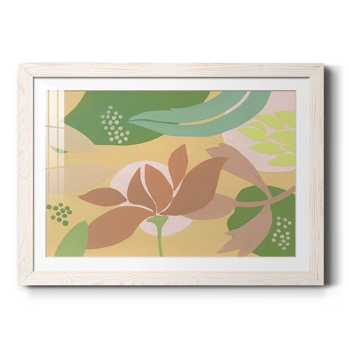 Neutral Blooms I-Premium Framed Print - Ready to Hang