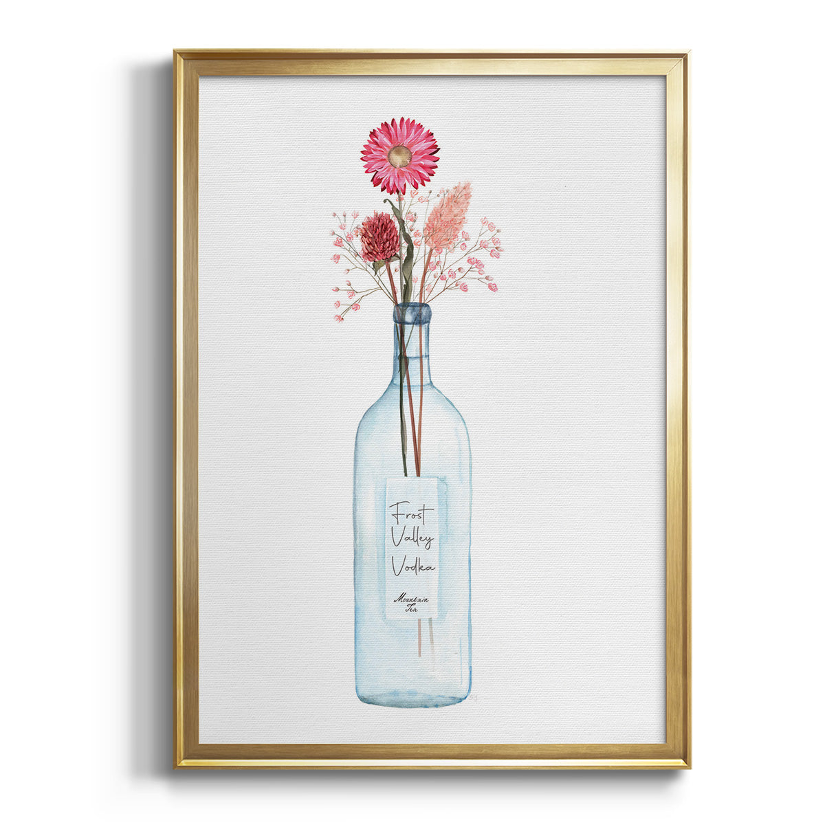 Frost Valley Vodka - Modern Framed Canvas Print