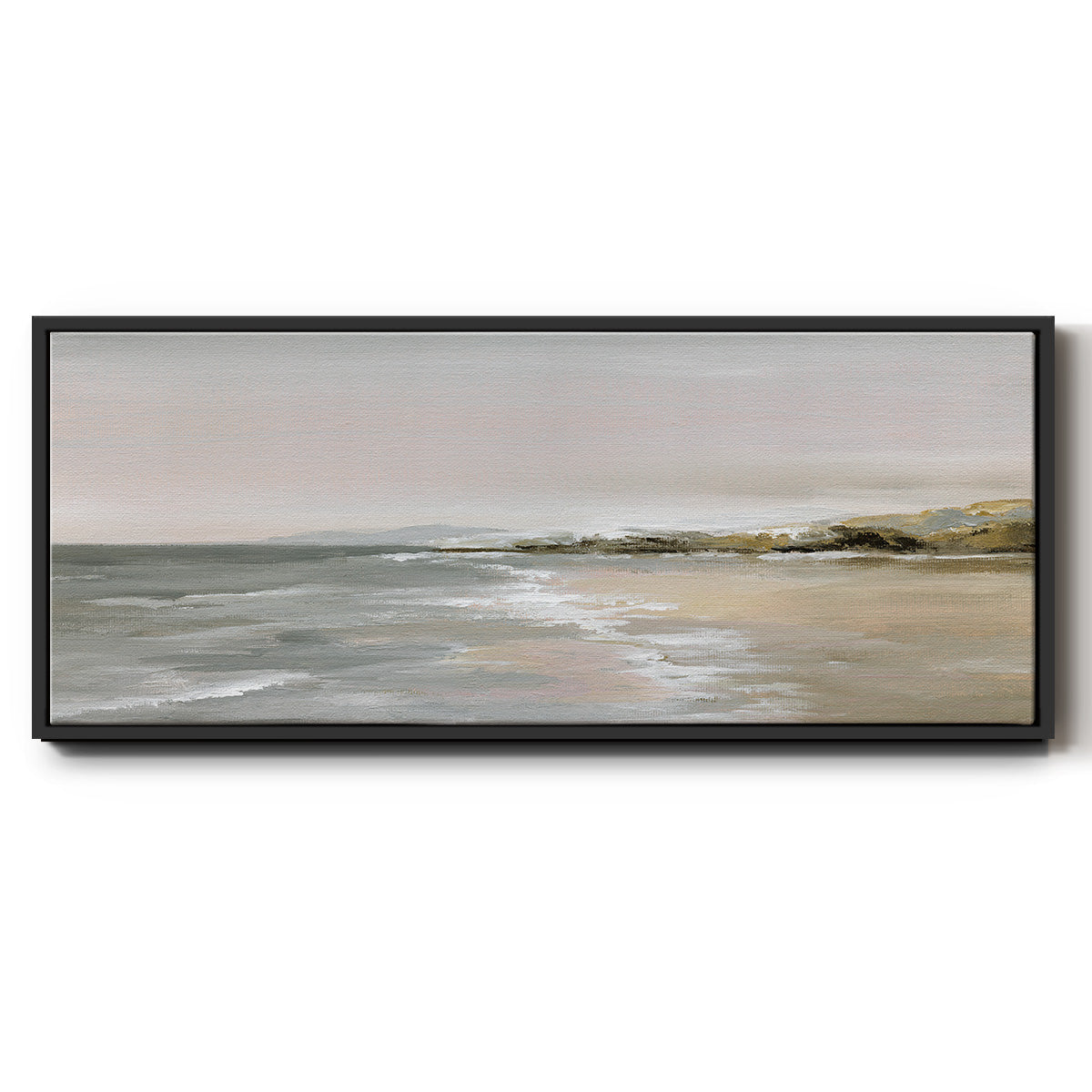 New Shore - Floater Framed Canvas Print