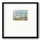 BEACHCOMBING Premium Framed Print Double Matboard