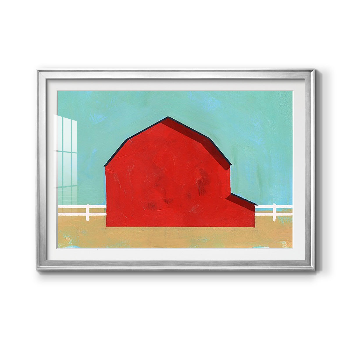 Big Red One I Premium Framed Print - Ready to Hang