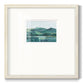 Green Grey Mountains II Premium Framed Print Double Matboard