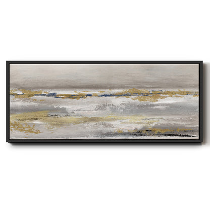 Golden Fog - Floater Framed Canvas Print