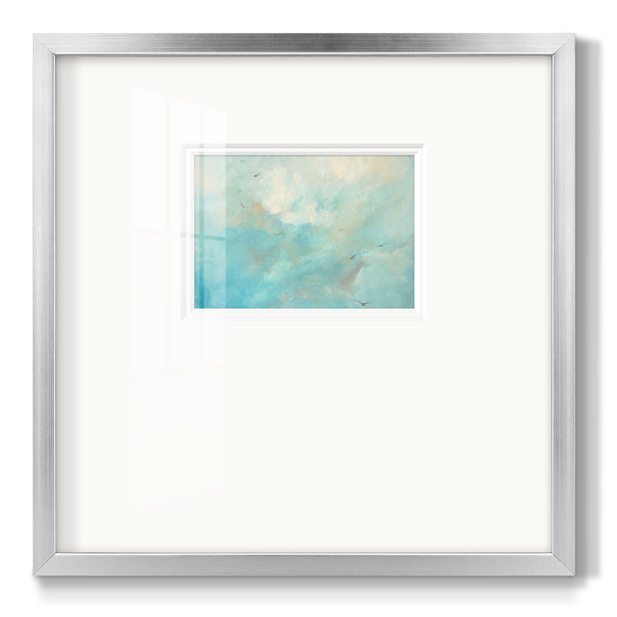 Flying Home - Premium Framed Print Double Matboard