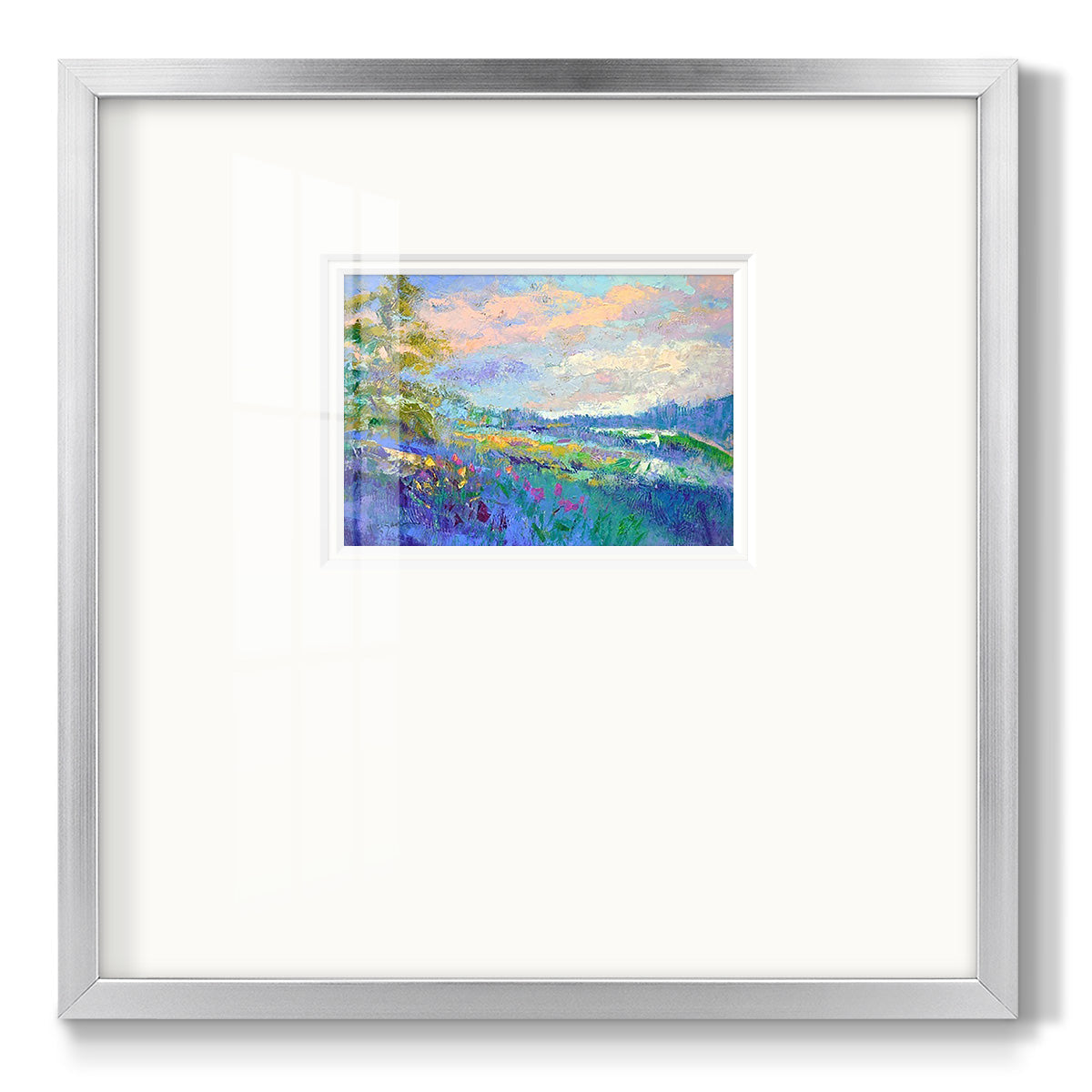 On a Happy Day - Double Matboard Framed Print