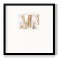 Gold Quartz I - Double Matboard Framed Print