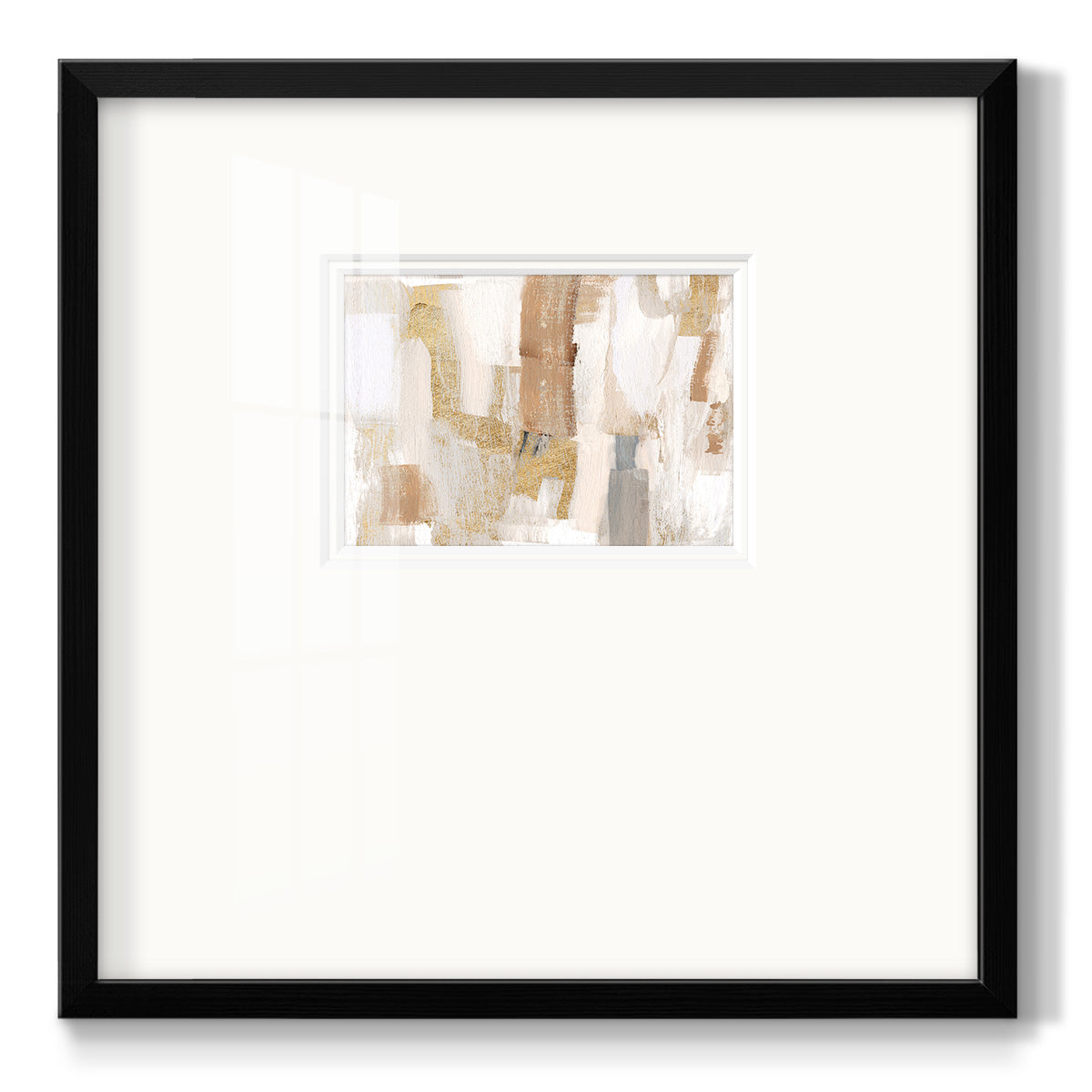 Gold Quartz I - Double Matboard Framed Print