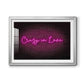 Neon Love II - Modern Framed Art Print