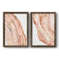 Rose Quartz I - Premium Framed Canvas 2 Piece Set - Ready to Hang