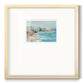 Turquoise Cliff Wall I Premium Framed Print Double Matboard