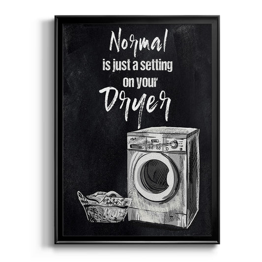Normal Is Just A Setting - Modern Framed Canvas Print