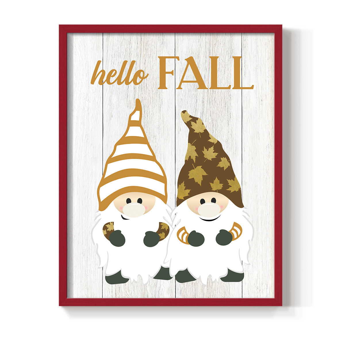 Harvest Gnomes - Restickable Framed Art Print