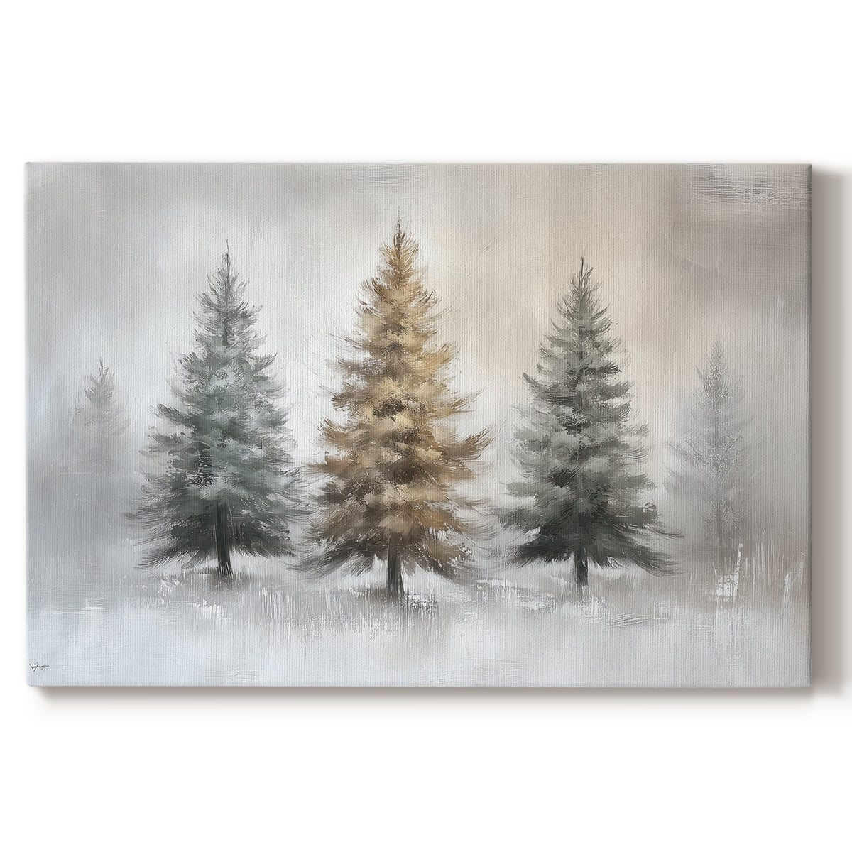 Pearled Lantern Whisper - Canvas Art Print