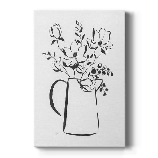Sketchy Bouquet I - Canvas Art Print