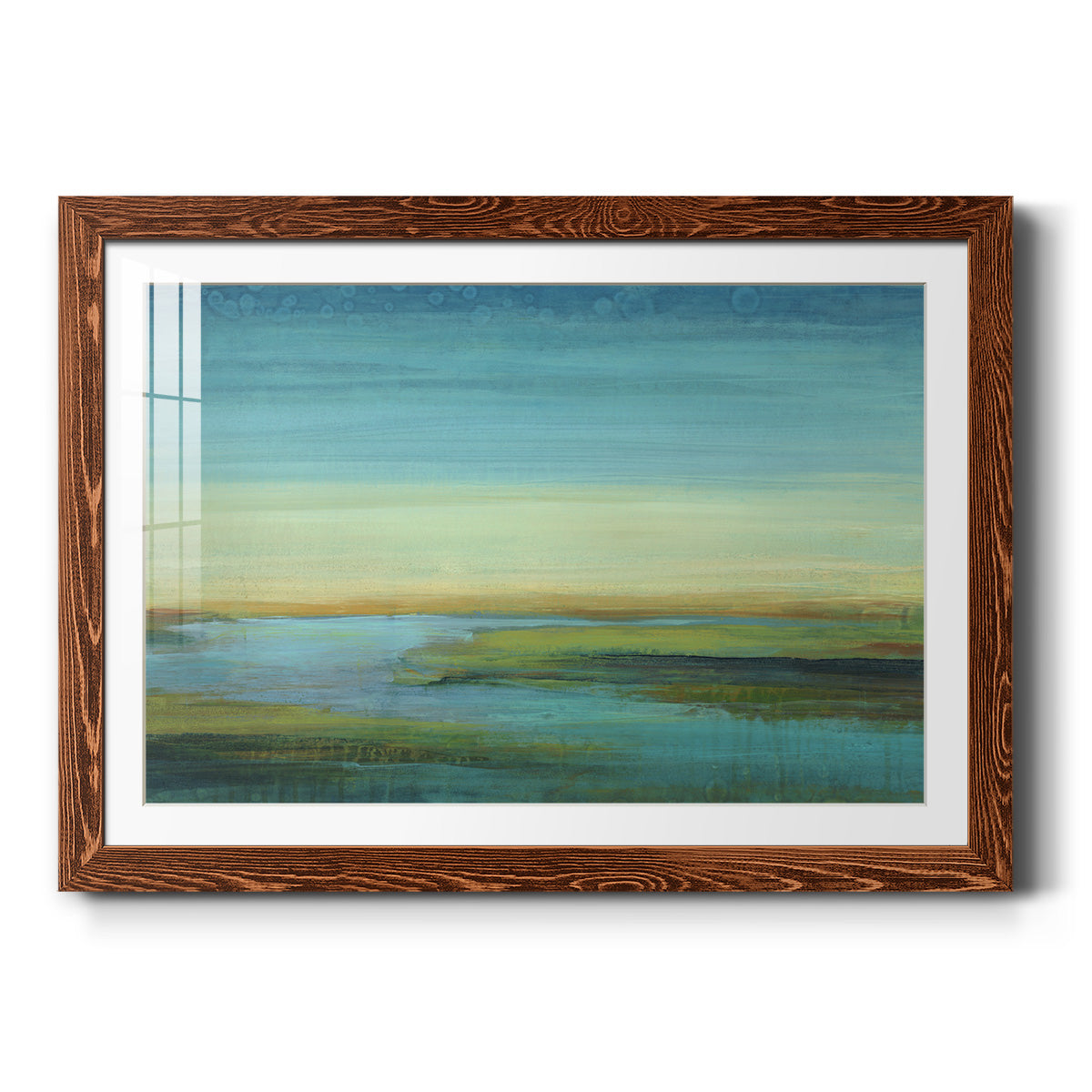 The Flow - Barnwood Framed Art Print
