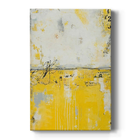 Yellow Bound - Canvas Art Print