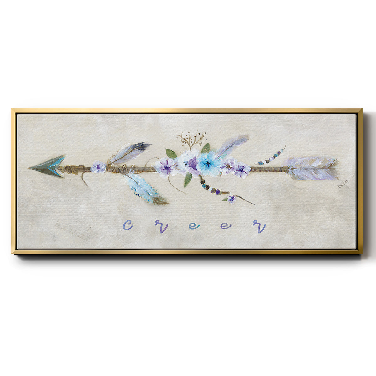 Creer - Floater Framed Canvas Print