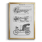 Industrial Motorcar - Modern Framed Canvas Print