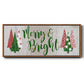 Merry & Bright - Floater Framed Canvas Print