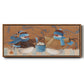 Snowball Bucket - Floater Framed Canvas Print
