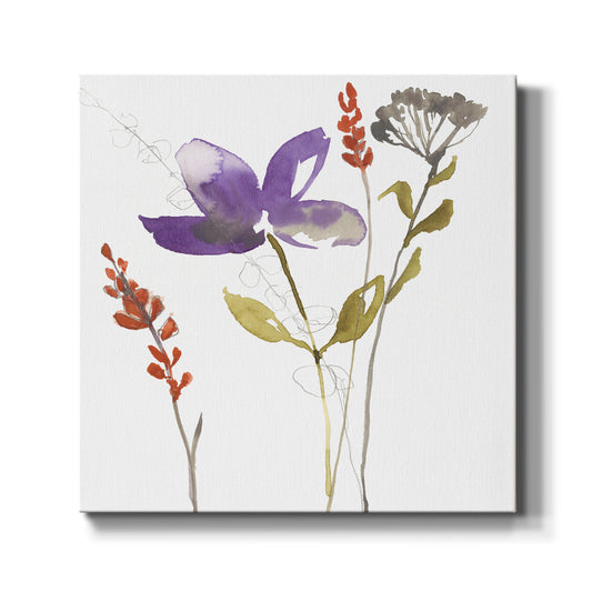 Ultraviolet Bouquet II-Premium Gallery Wrapped Canvas - Ready to Hang