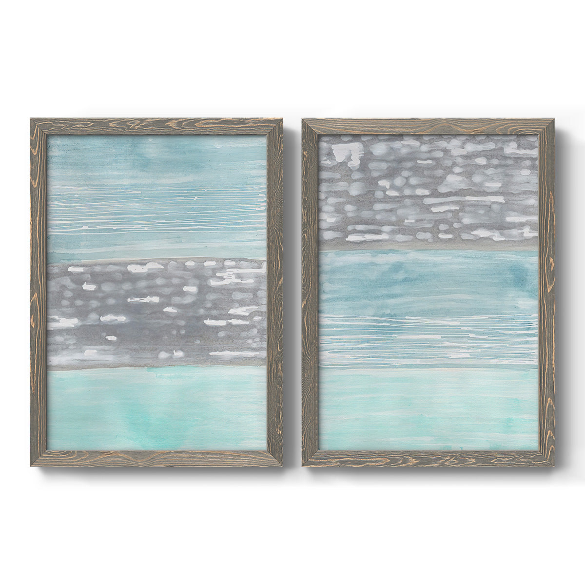 Hydrusphere I - Premium Framed Canvas 2 Piece Set - Ready to Hang