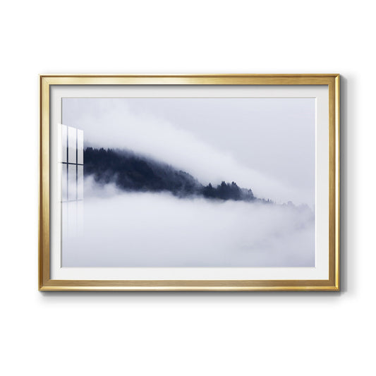 In the Clouds - Modern Framed Art Print