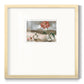 Vase of Pink Flowers IV - Double Matboard Framed Print