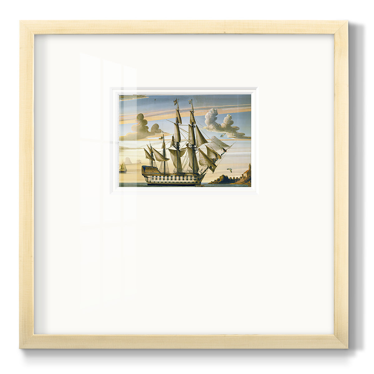 Frigate Premium Framed Print Double Matboard