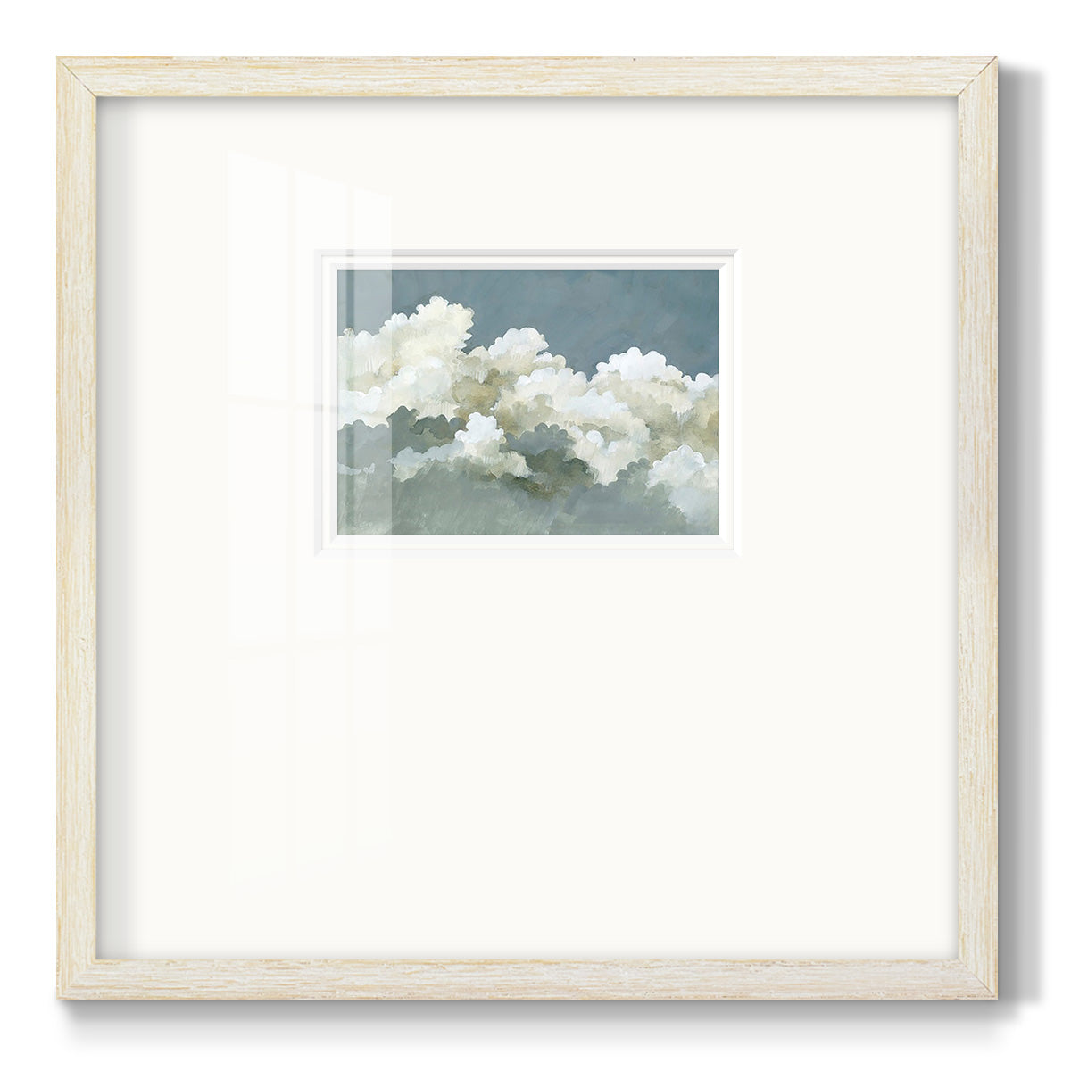 Big Clouds III Premium Framed Print Double Matboard