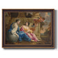 The Muses Urania and Calliope - Ornate Framed Canvas Print