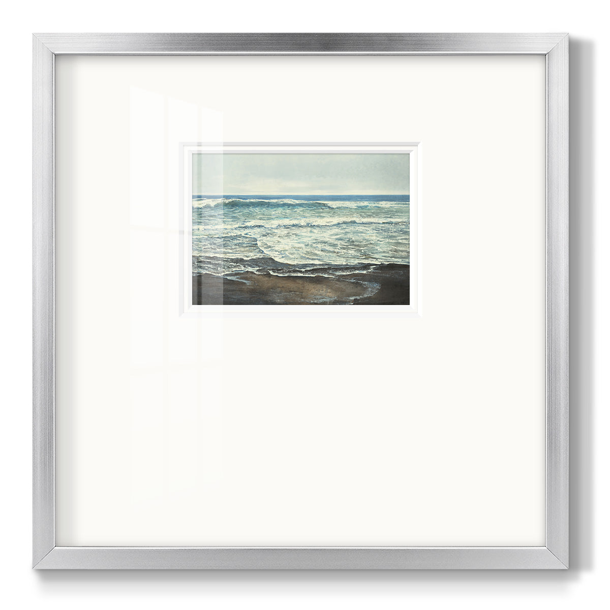 Coastal Reflection - Double Matboard Framed Print