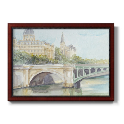 French Bridge Study IV - Ornate Framed Canvas Print