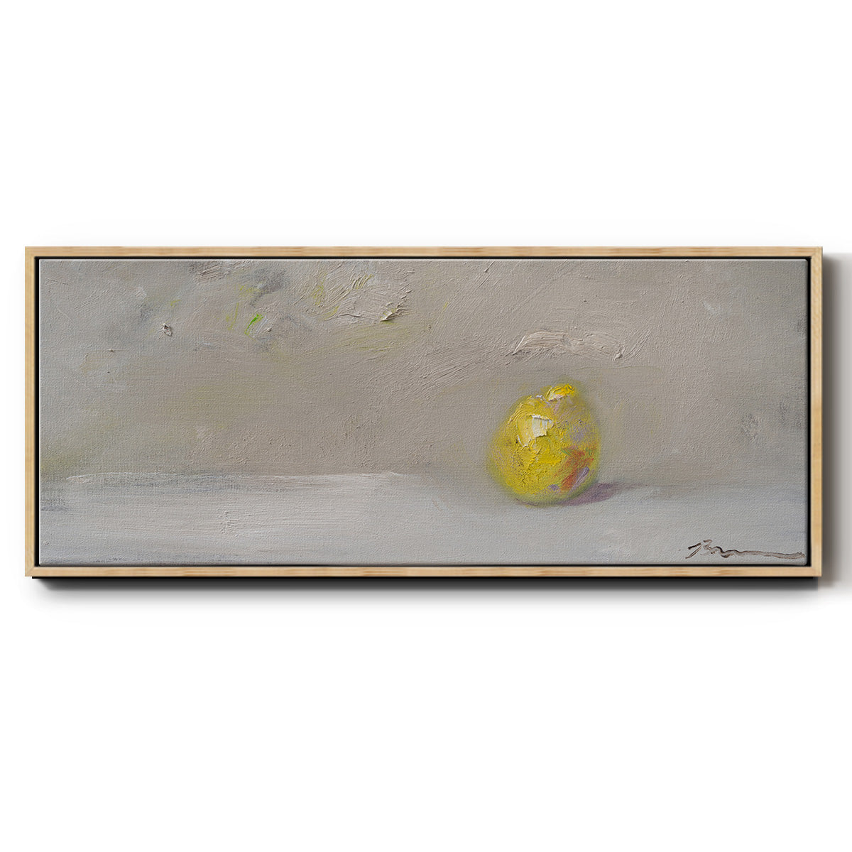 Lemon-Lime - Floater Framed Canvas Print