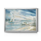 Subtle Sail - Modern Framed Canvas Print