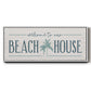 Our Beach House - Floater Framed Canvas Print