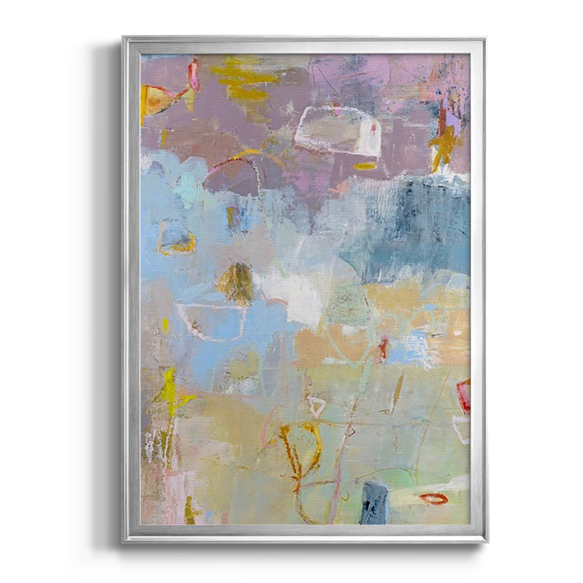 Whilst I - Modern Framed Canvas Print