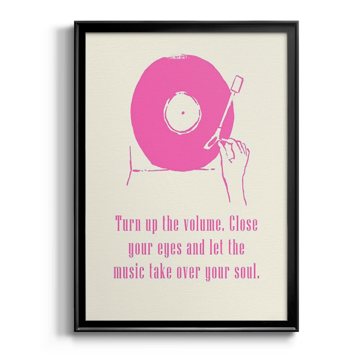 Sweet Melody III - Modern Framed Canvas Print