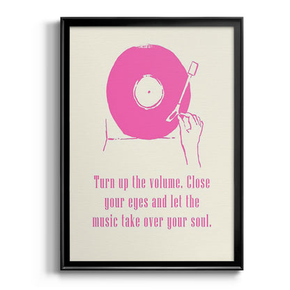 Sweet Melody III - Modern Framed Canvas Print