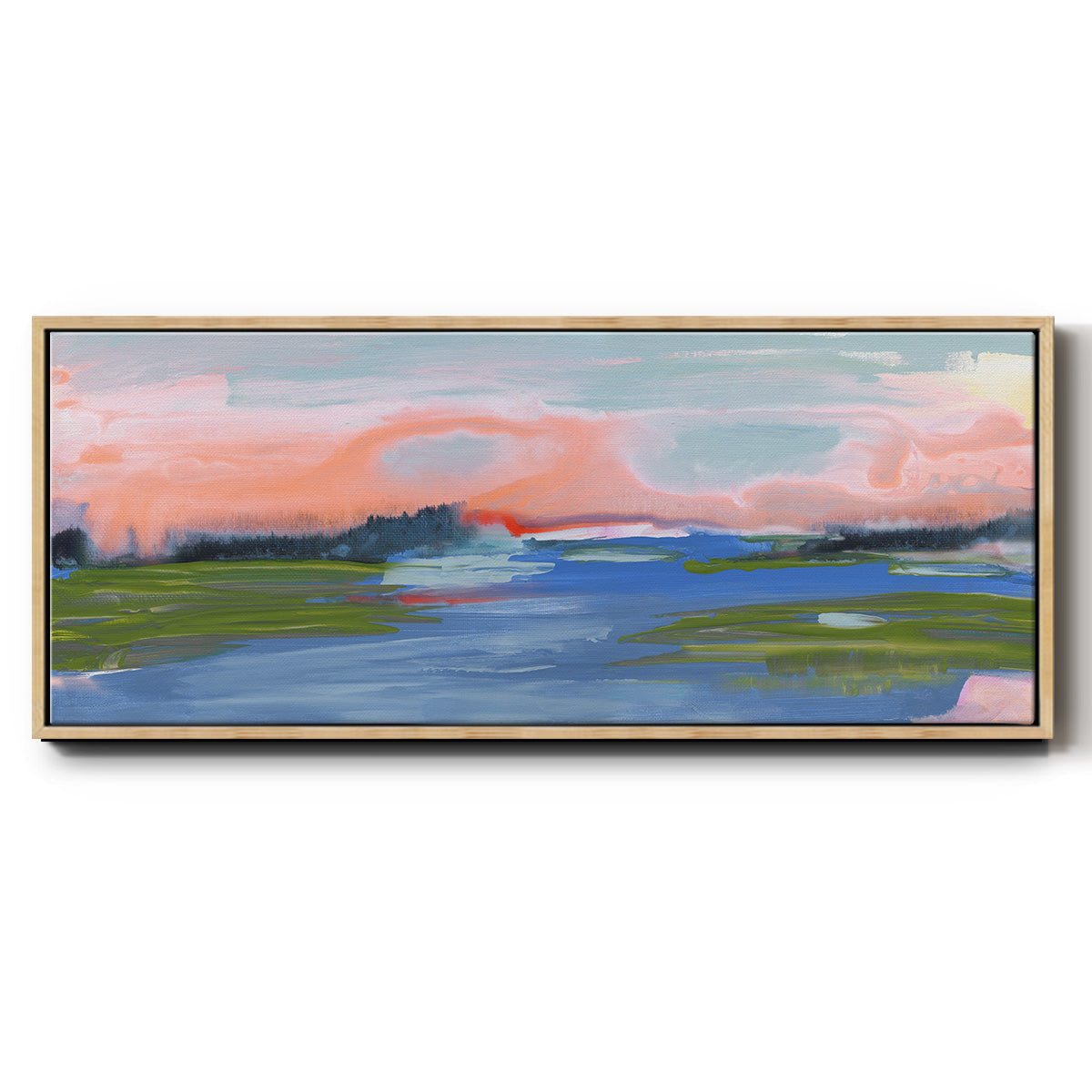 Kattskill Bay I - Floater Framed Canvas Print