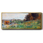 The Banks of the Seine at the Argenteuil Bridge, 1874 - Floater Framed Canvas Print