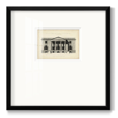 Richardson Architecture I - Double Matboard Framed Print