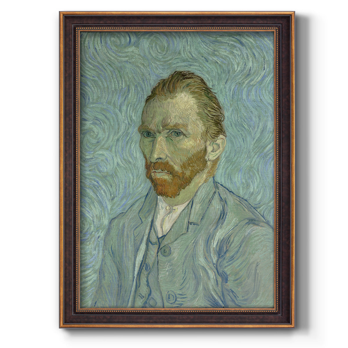Self-Portrait, 1889 - Ornate Framed Canvas Print
