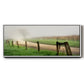 Around the Bend - Floater Framed Canvas Print