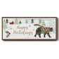 Woodland Christmas Collection D - Floater Framed Canvas Print