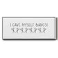 I Gave Myself Bangs! - Floater Framed Canvas Print