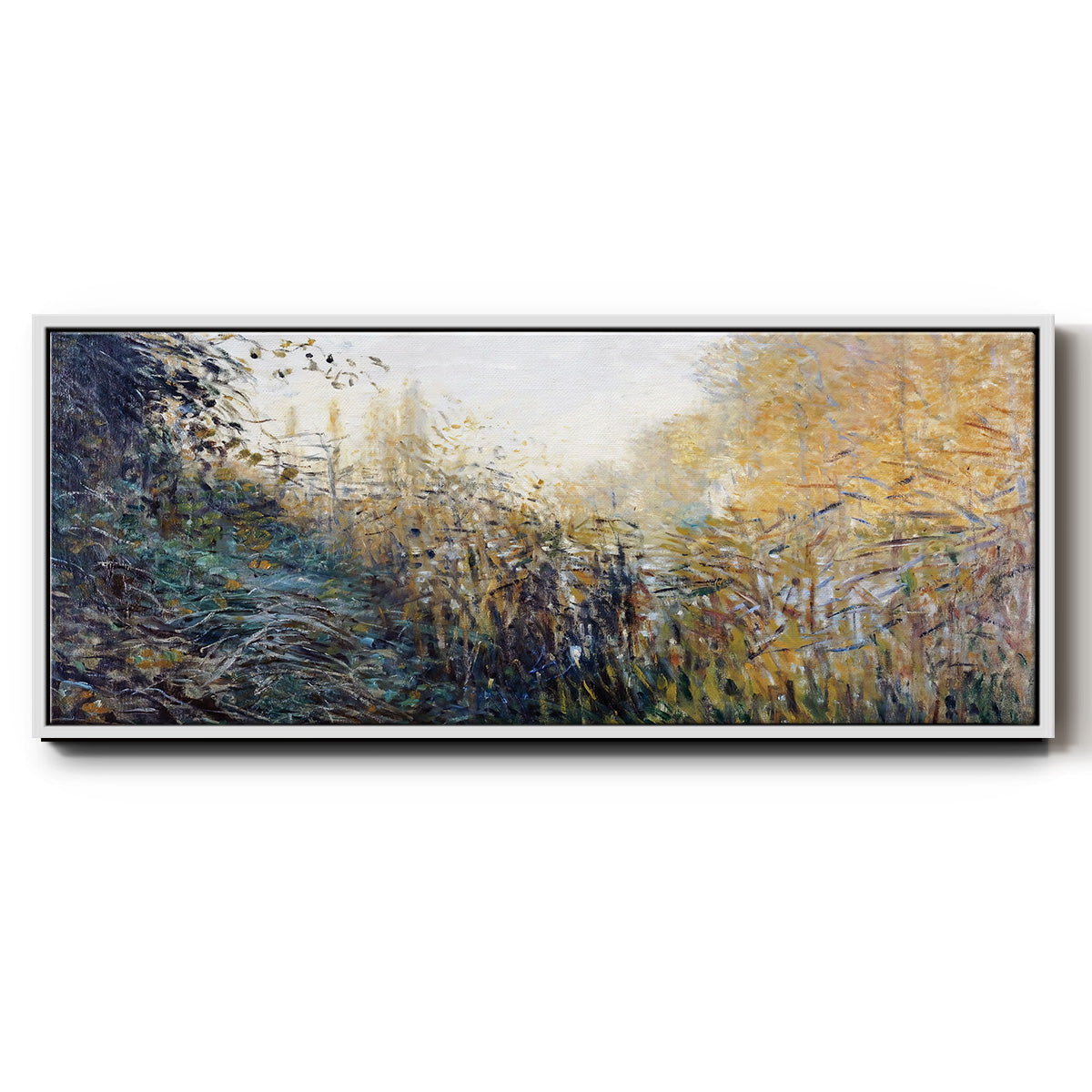 The Reeds (Study), 1876 - Floater Framed Canvas Print